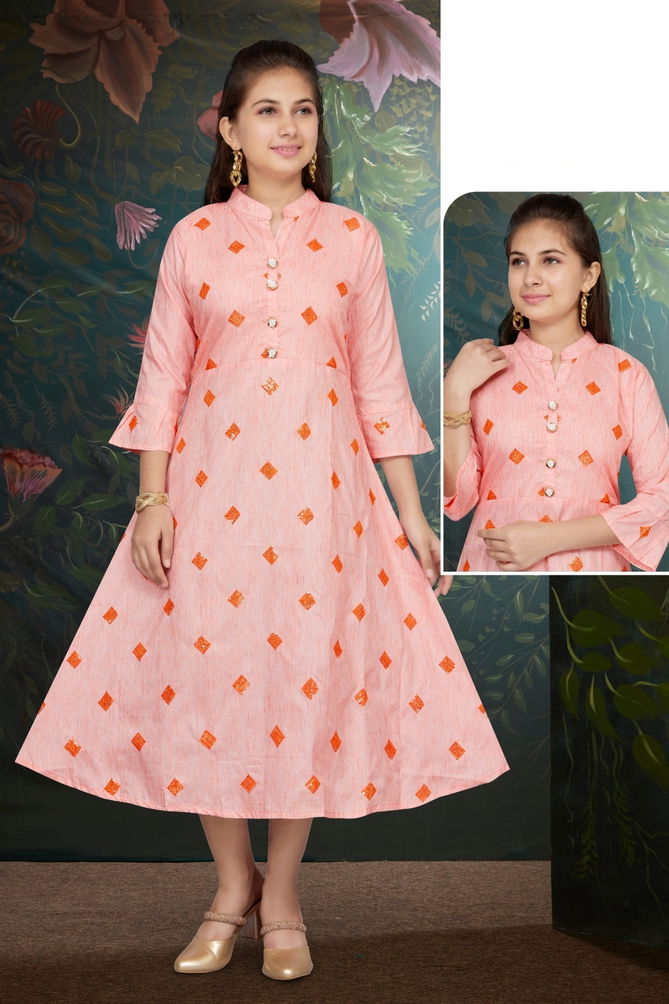 Kinjal 8147 Size Set Printed Kurtis Catalog
